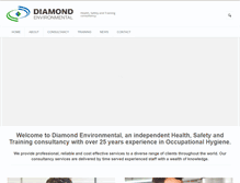Tablet Screenshot of diamondenv.co.uk